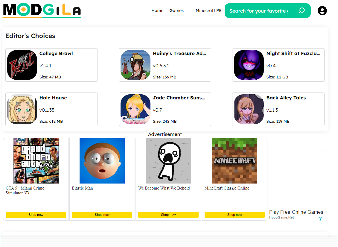 Modgila com Best Website For Free Download Games And Mods